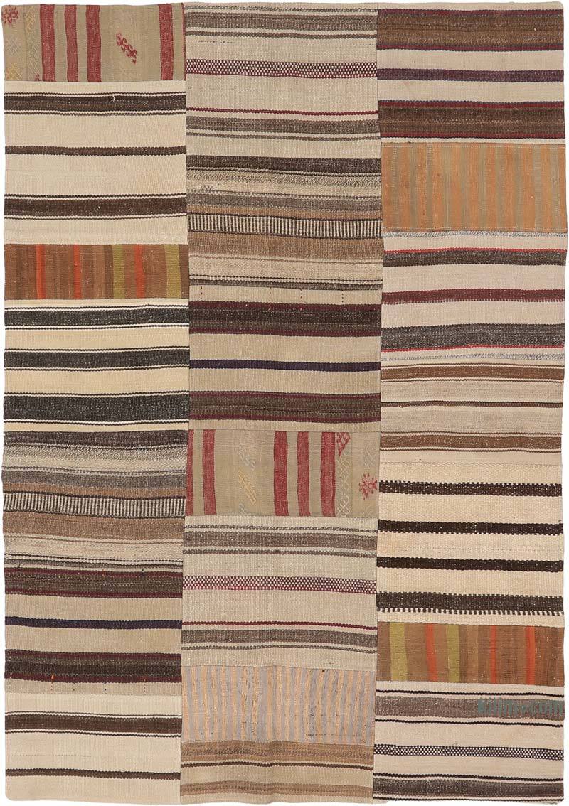 Alfombra Kilim de Retazos - 136 cm x 200 cm - K0065608