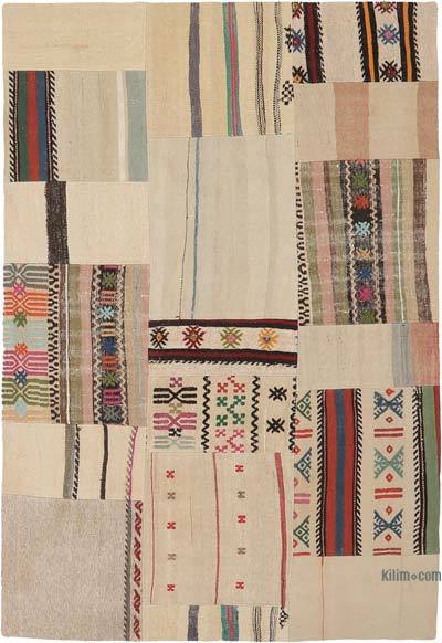 Patchwork Kilim Rug - 4' 5" x 6' 8" (53" x 80")