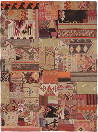 Patchwork Kilim Rug - 4' 8" x 6' 7" (56" x 79")