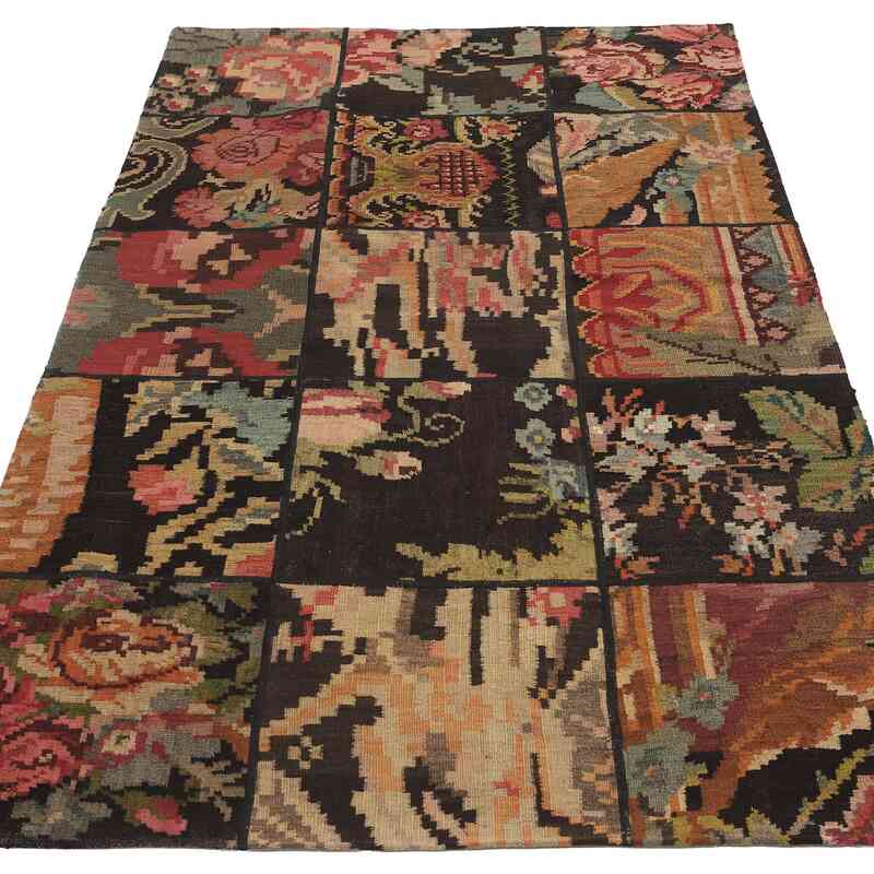Patchwork Kilim - 116 cm x 194 cm - K0065652