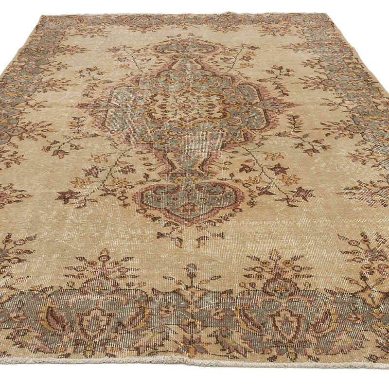 El Dokuma Vintage Halı - 183 cm x 280 cm - K0065666