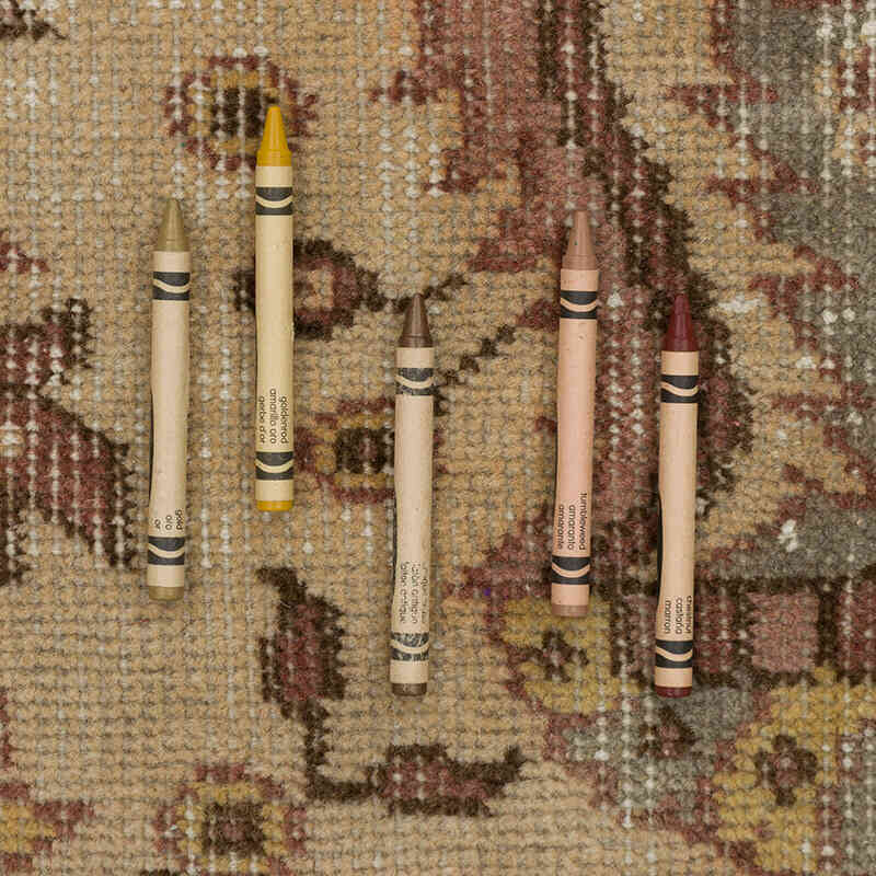 El Dokuma Vintage Halı - 183 cm x 280 cm - K0065666