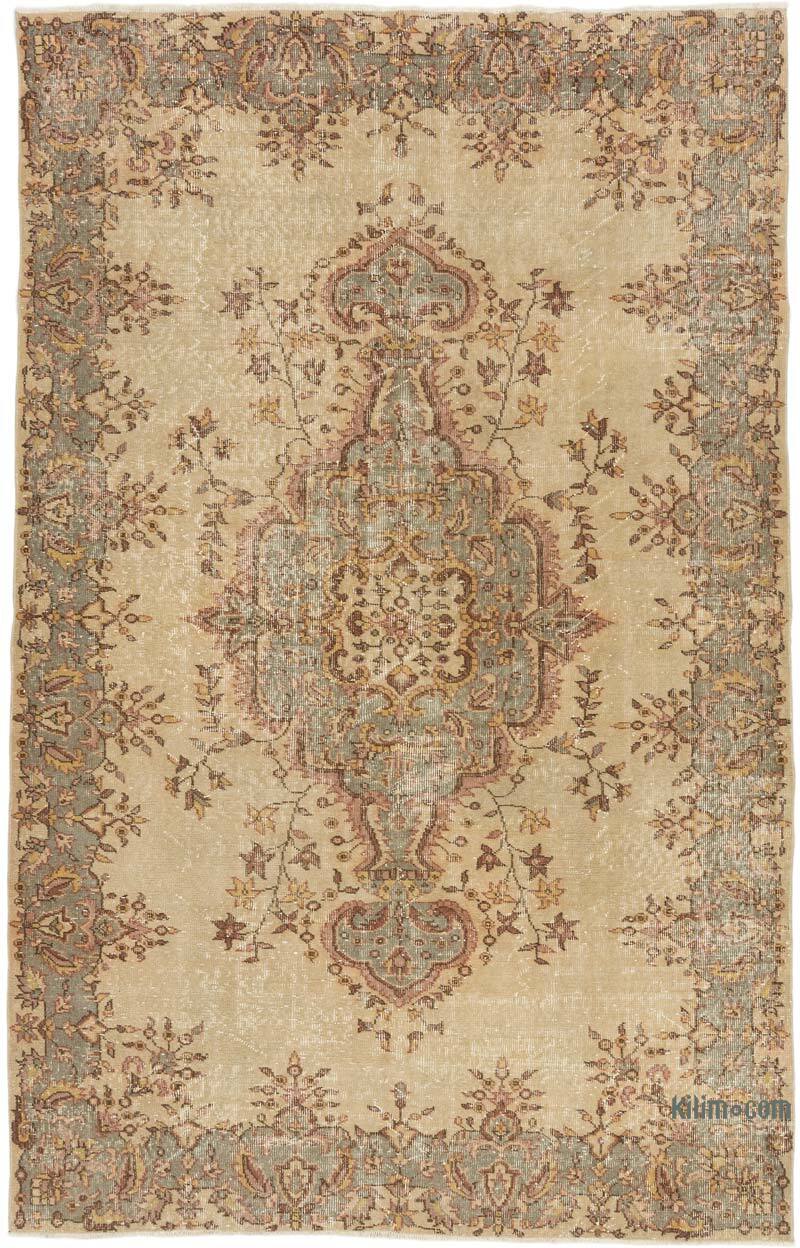 El Dokuma Vintage Halı - 183 cm x 280 cm - K0065666