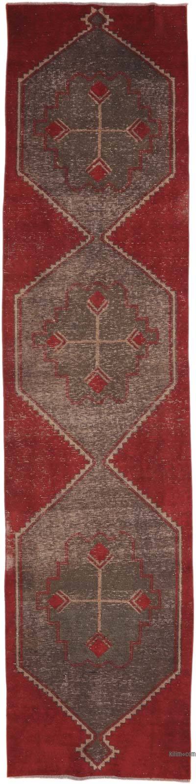 Alfombra Turca Vintage De Pasillo - 95 cm x 400 cm