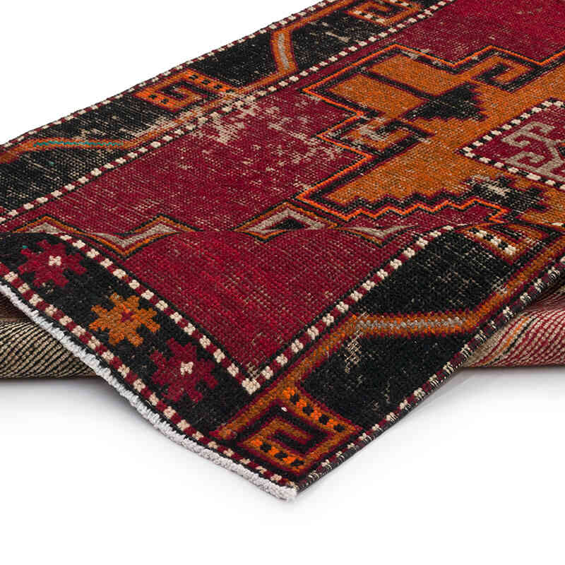 Vintage Turkish Hand-Knotted Runner - 3' 9" x 11' 5" (45" x 137") - K0065686