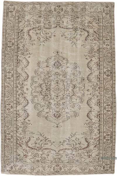 Vintage Turkish Hand-Knotted Rug - 5' 10" x 8' 10" (70" x 106")