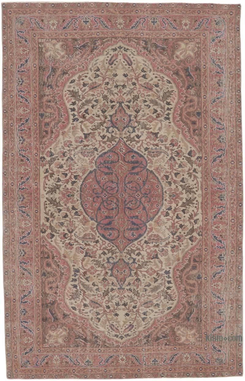 El Dokuma Vintage Halı - 164 cm x 258 cm - K0065713