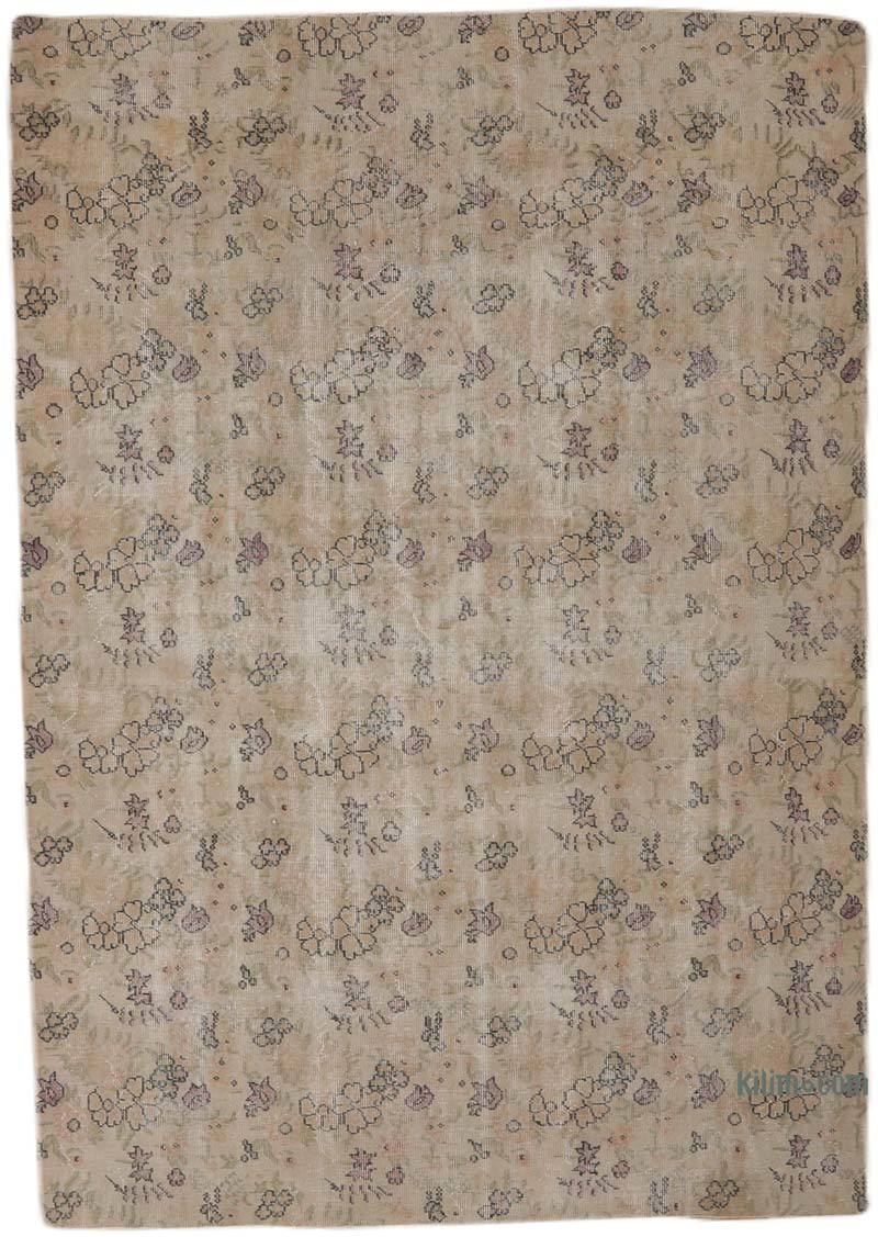 Alfombra Vintage Turca Anudada a Mano - 190 cm x 270 cm - K0065734