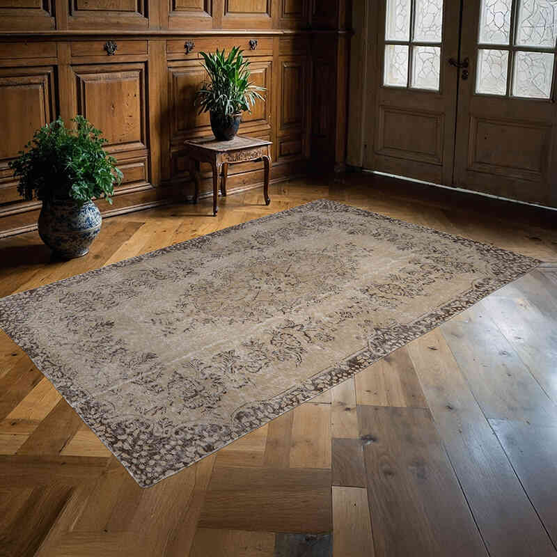 El Dokuma Vintage Halı - 167 cm x 268 cm - K0065735