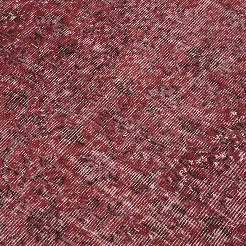 Over-dyed Vintage Hand-Knotted Turkish Rug - 5' 3" x 9' 1" (63" x 109") - K0065746