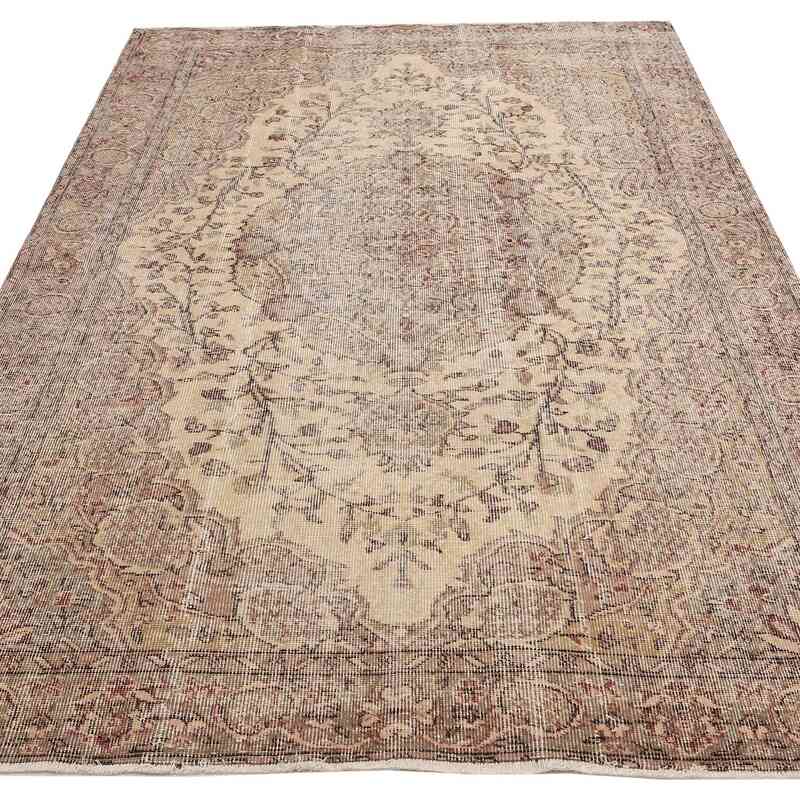 Vintage Turkish Hand-Knotted Rug - 5' 7" x 8' 7" (67" x 103") - K0065752