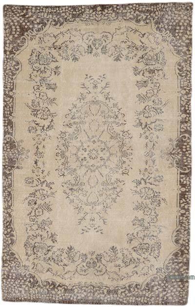 Alfombra Vintage Turca Anudada a Mano - 171 cm x 271 cm