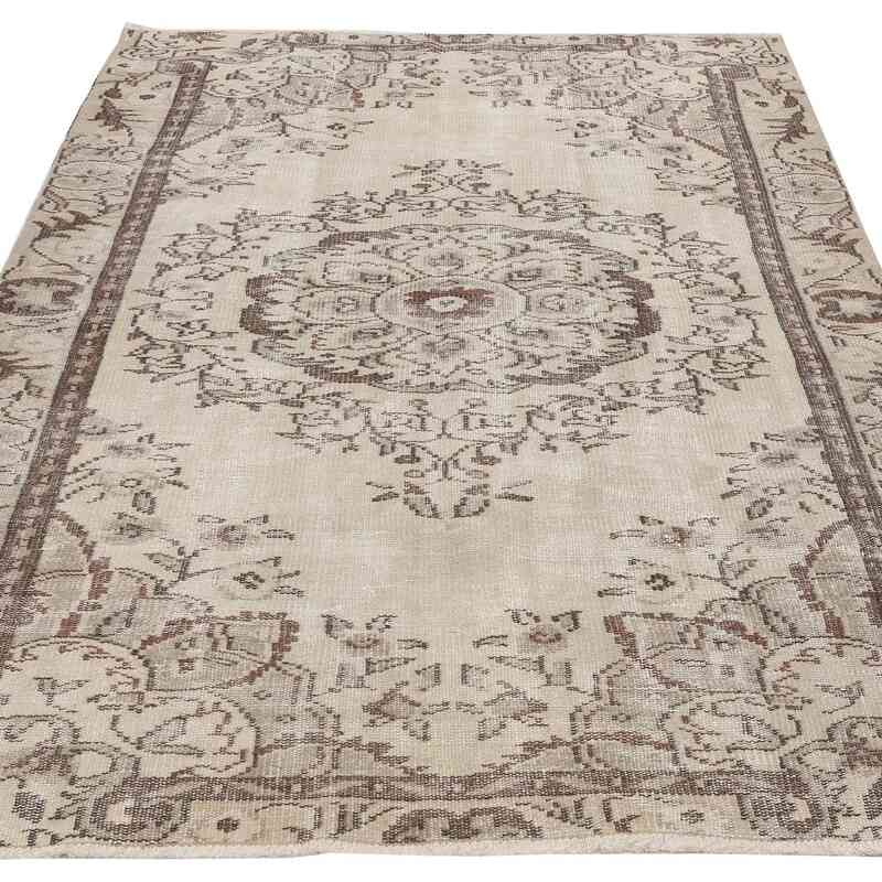 Alfombra Vintage Turca Anudada a Mano - 152 cm x 220 cm - K0065757
