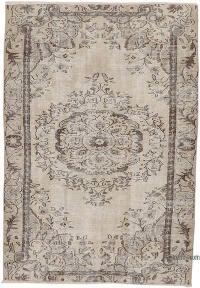 El Dokuma Vintage Halı - 152 cm x 220 cm