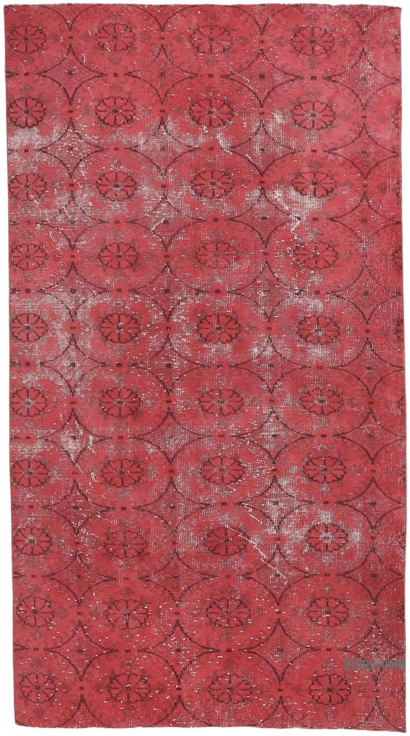 Boyalı El Dokuma Vintage Halı - 160 cm x 295 cm - K0065761