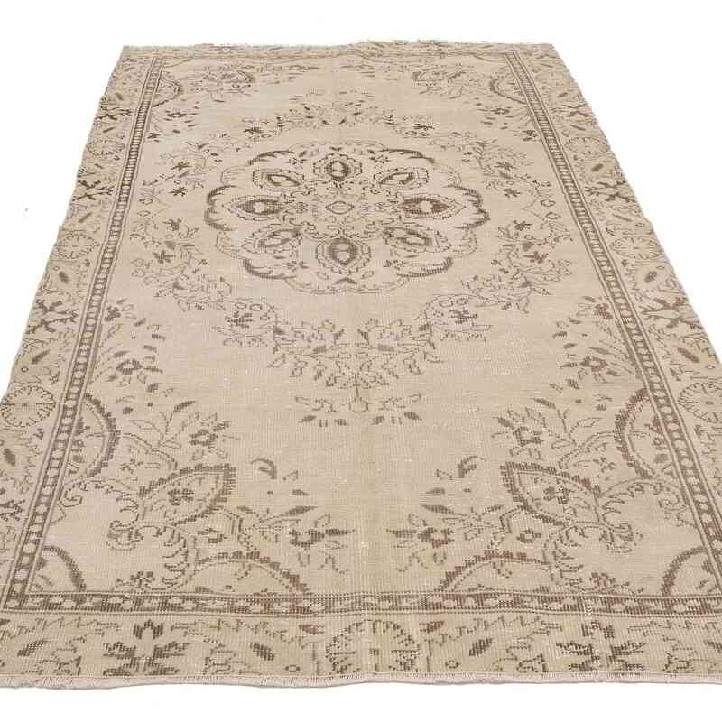 Alfombra Vintage Turca Anudada a Mano - 161 cm x 268 cm - K0065762