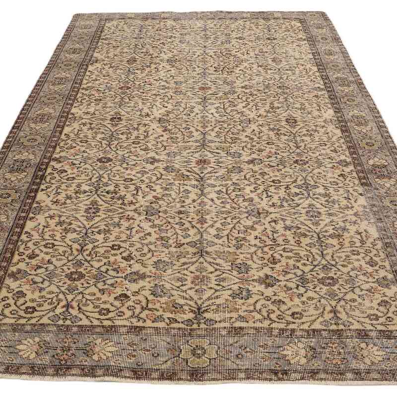 El Dokuma Vintage Halı - 186 cm x 290 cm - K0065767