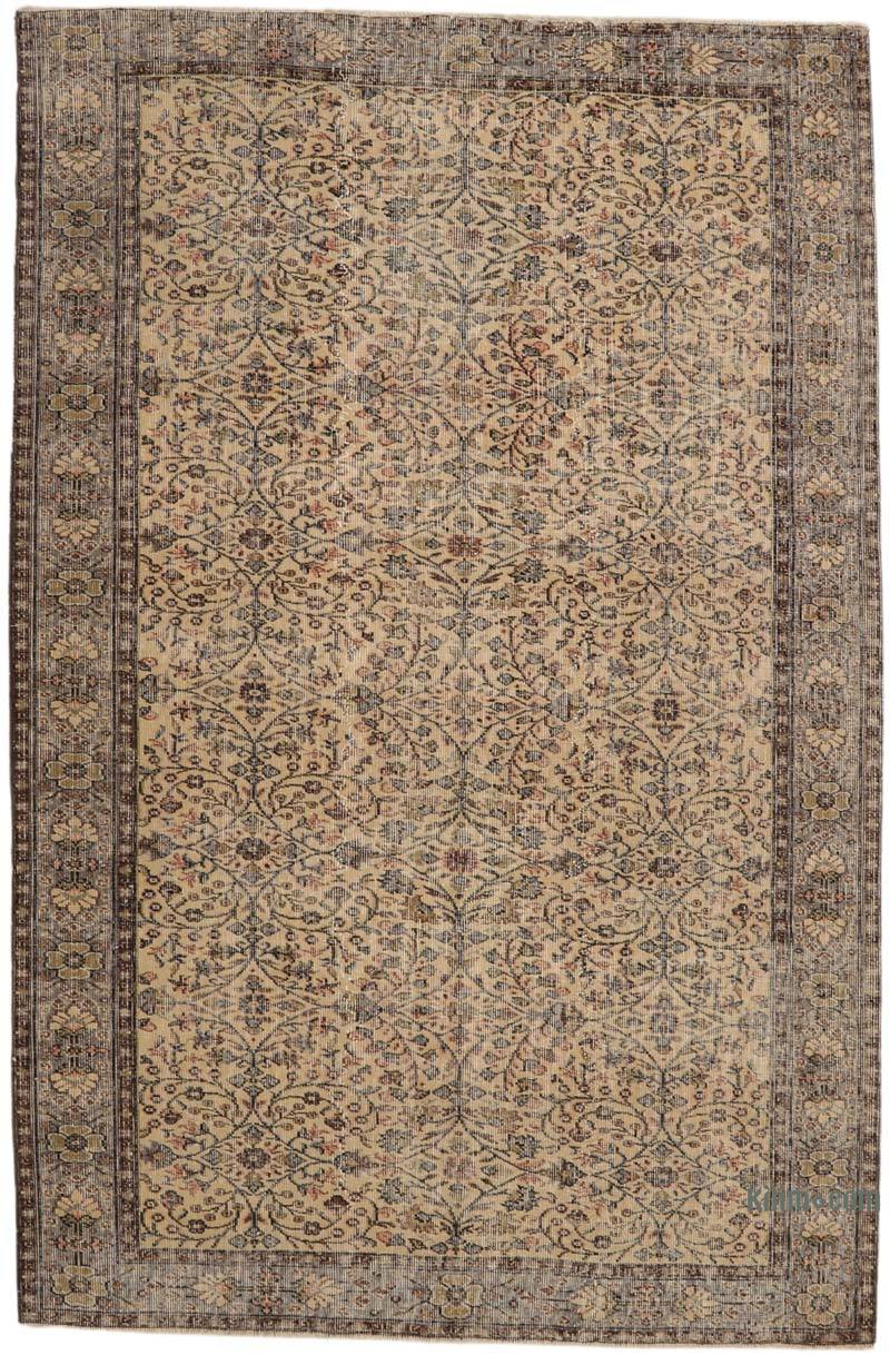 El Dokuma Vintage Halı - 186 cm x 290 cm - K0065767