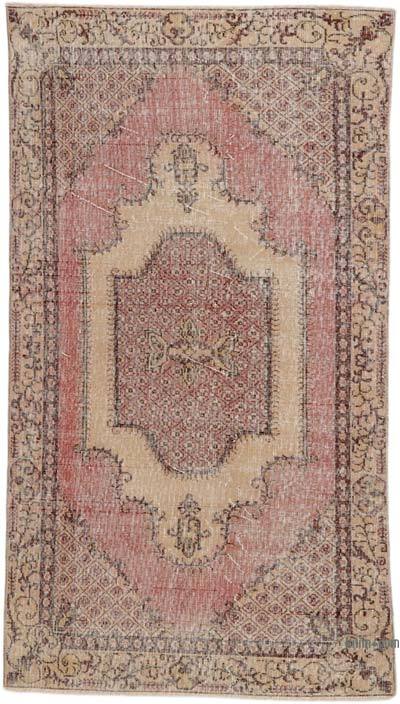 El Dokuma Vintage Halı - 113 cm x 198 cm