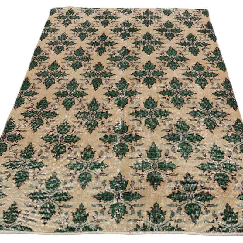 Alfombra Vintage Turca Anudada a Mano - 114 cm x 192 cm - K0065773