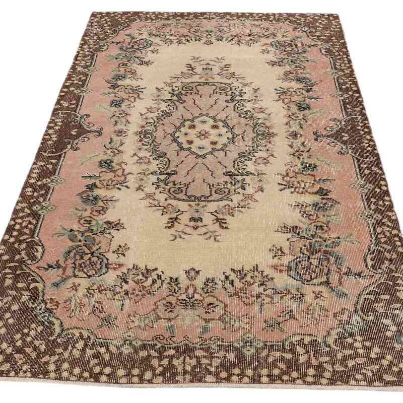 El Dokuma Vintage Halı - 114 cm x 205 cm - K0065777