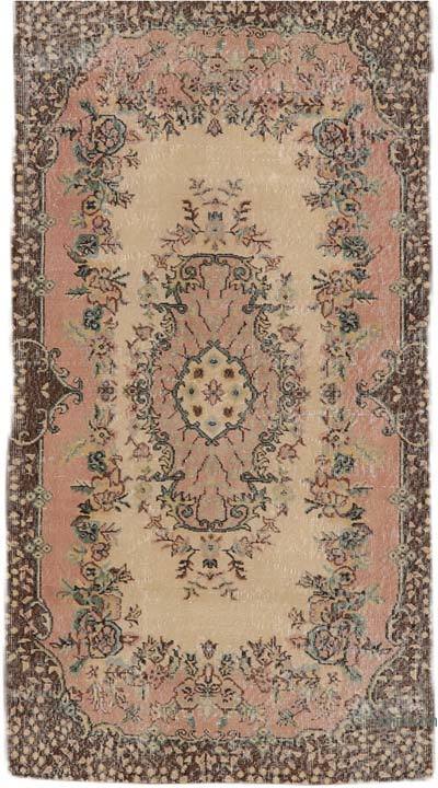 Vintage Turkish Hand-Knotted Rug - 3' 9" x 6' 9" (45" x 81")