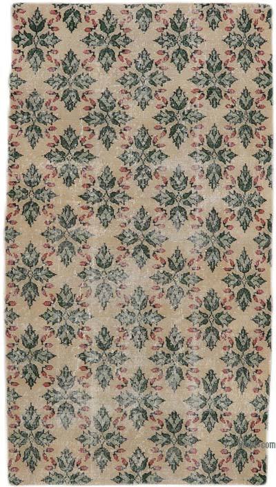 El Dokuma Vintage Halı - 109 cm x 195 cm