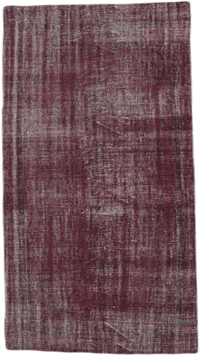 Boyalı El Dokuma Vintage Halı - 143 cm x 260 cm - K0065791