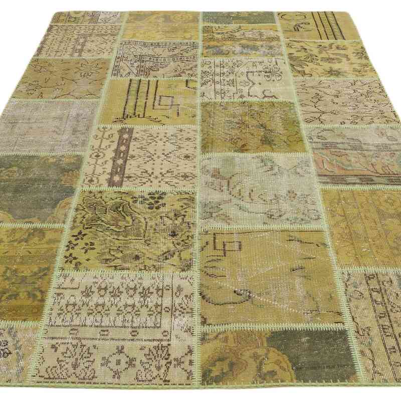 Patchwork El Dokuma Halı - 168 cm x 238 cm - K0065801