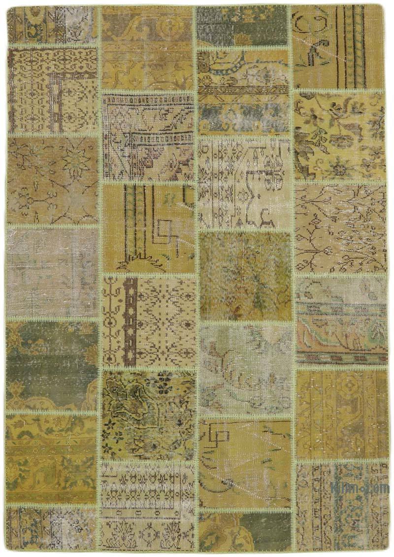 Patchwork El Dokuma Halı - 168 cm x 238 cm - K0065801