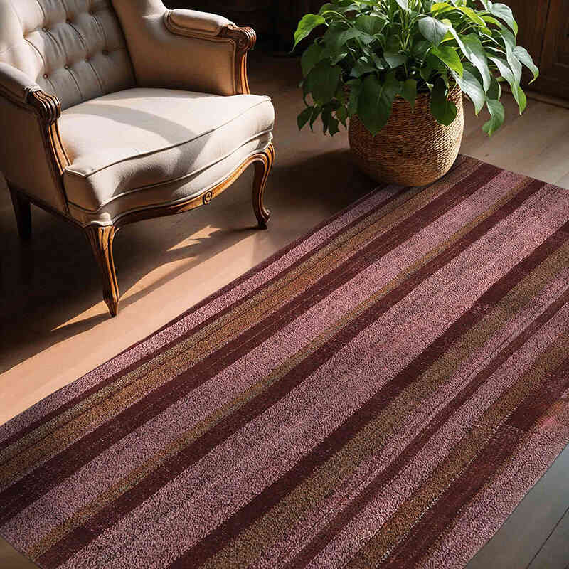 Vintage Anatolian Kilim Rug - 4' 4" x 7' 2" (52" x 86") - K0065804