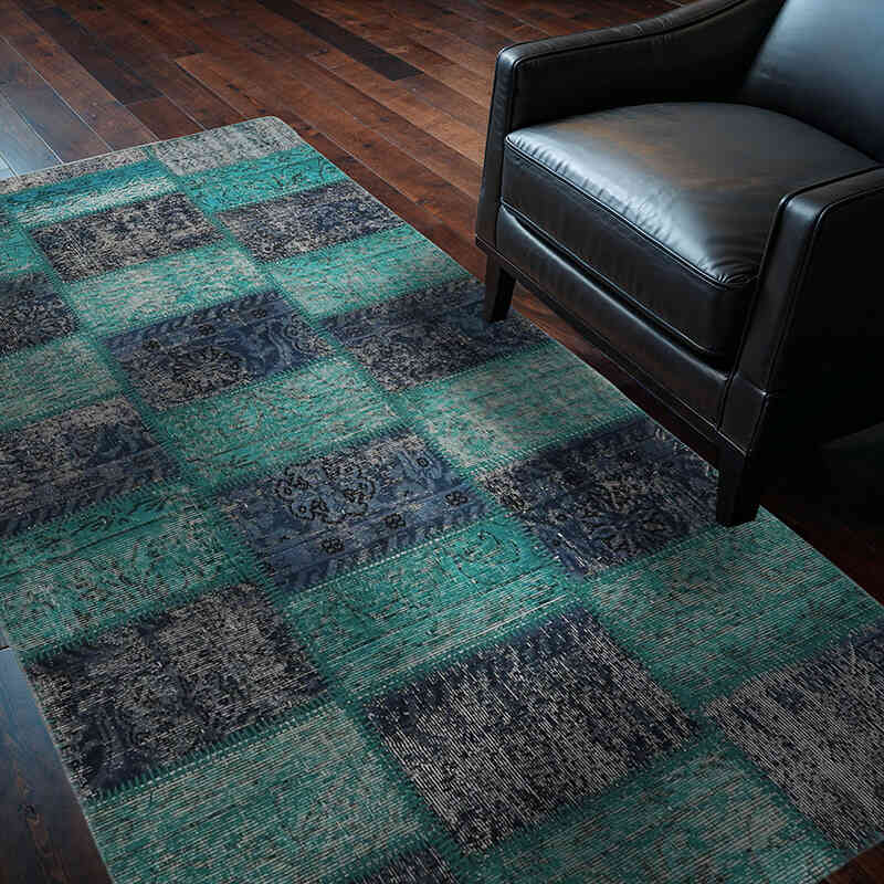 Patchwork El Dokuma Halı - 120 cm x 208 cm - K0065808