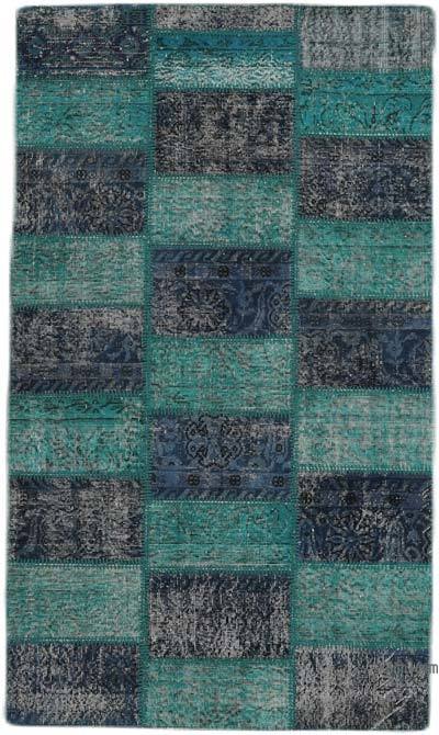 Patchwork El Dokuma Halı - 120 cm x 208 cm