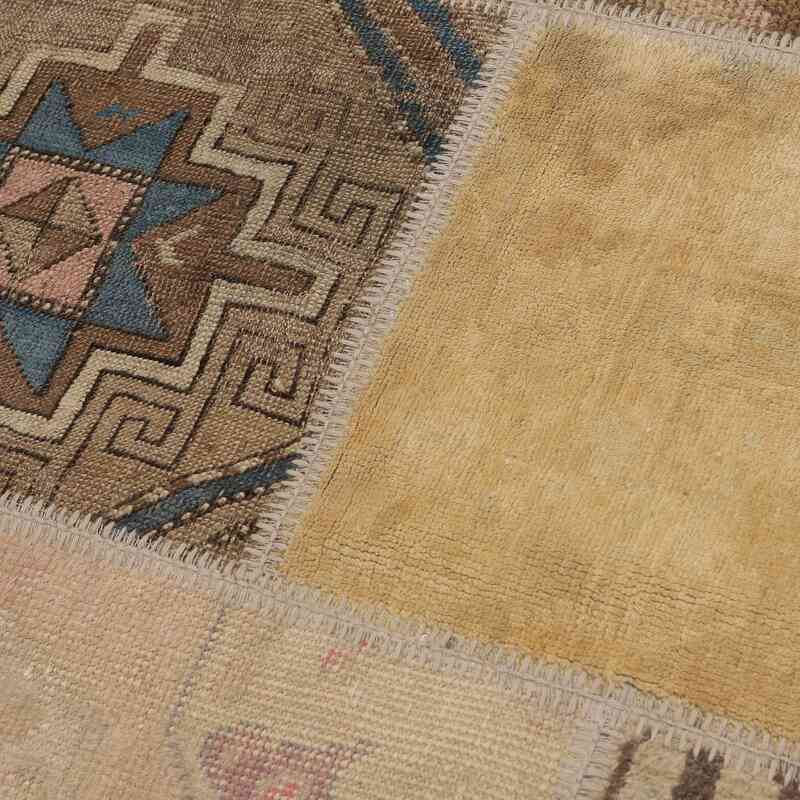 Patchwork El Dokuma Halı - 157 cm x 195 cm - K0065811