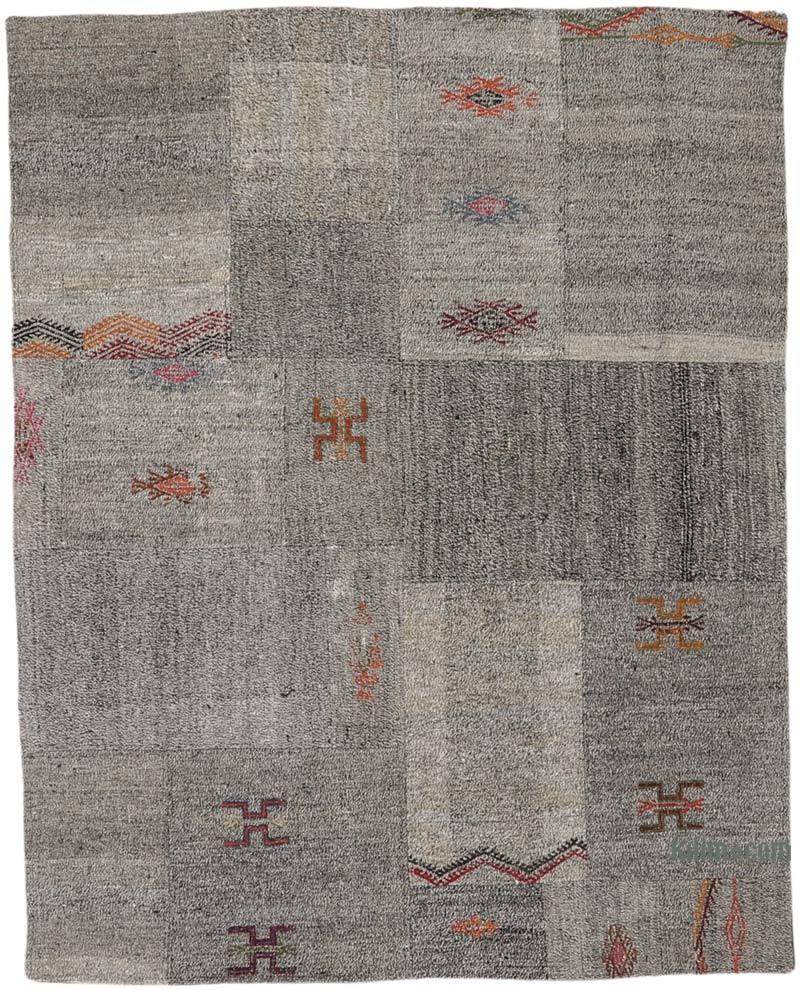 Patchwork Kilim Rug - 4' 11" x 6' 3" (59" x 75") - K0065827