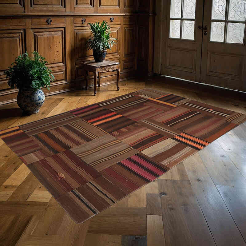 Patchwork Kilim - 165 cm x 248 cm - K0065837