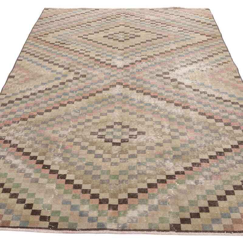 El Dokuma Vintage Halı - 173 cm x 248 cm - K0065854