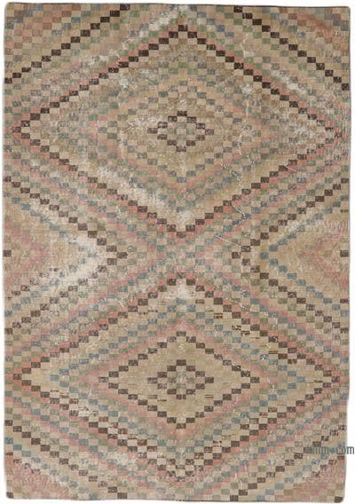 Vintage Turkish Hand-Knotted Rug - 5' 8" x 8' 2" (68" x 98")