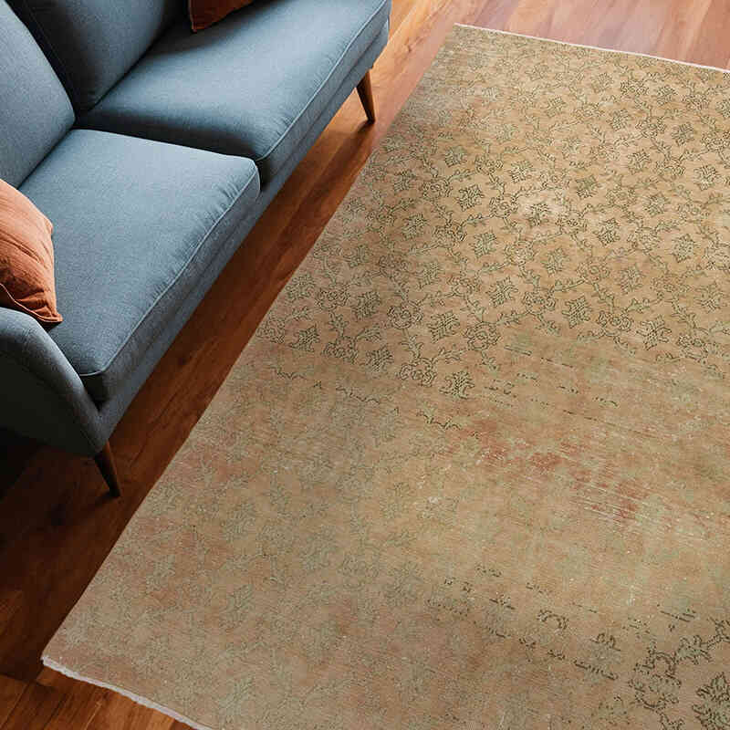 El Dokuma Vintage Halı - 192 cm x 264 cm - K0065862