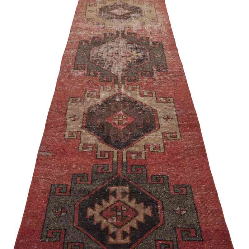 Alfombra Turca Vintage De Pasillo - 93 cm x 386 cm - K0065873