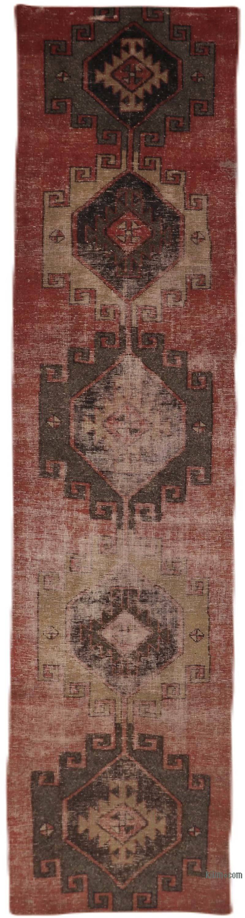 Alfombra Turca Vintage De Pasillo - 93 cm x 386 cm - K0065873