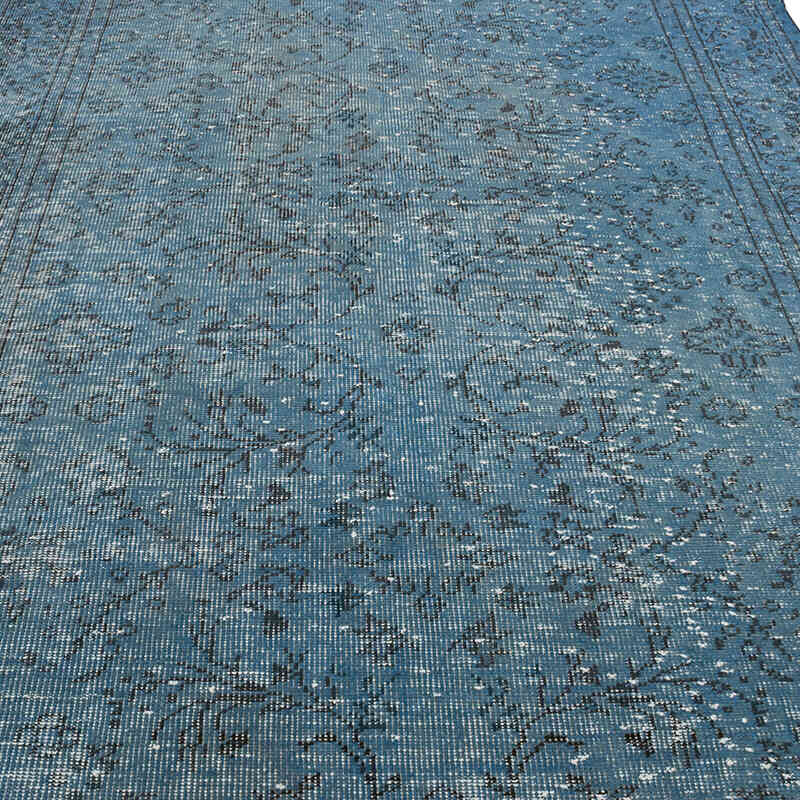 Over-dyed Vintage Hand-Knotted Turkish Rug - 6' 1" x 9' 1" (73" x 109") - K0065879