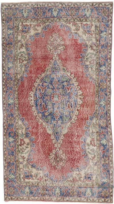 Vintage Turkish Hand-Knotted Rug - 3' 10" x 6' 11" (46" x 83")