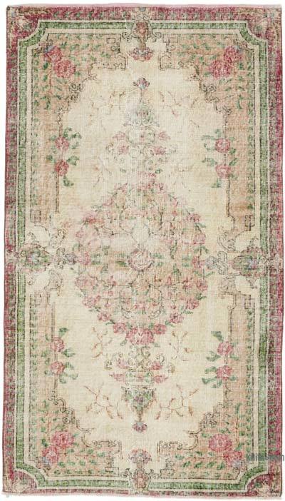 Vintage Turkish Hand-Knotted Rug - 3' 9" x 6' 7" (45" x 79")
