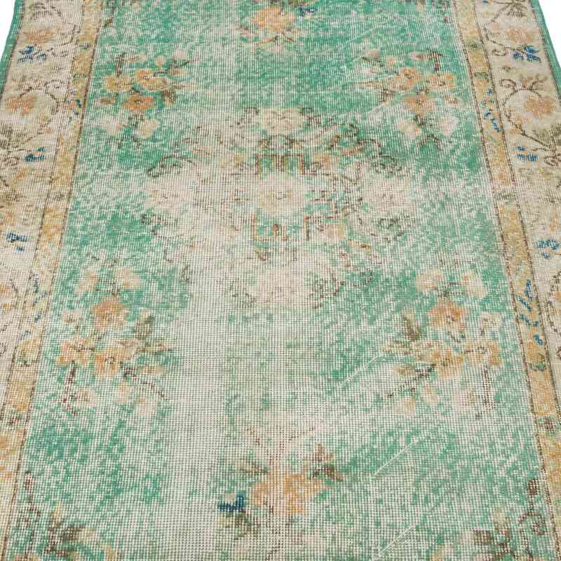 Alfombra Vintage Turca Anudada a Mano - 116 cm x 215 cm - K0065938