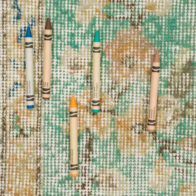 Alfombra Vintage Turca Anudada a Mano - 116 cm x 215 cm - K0065938