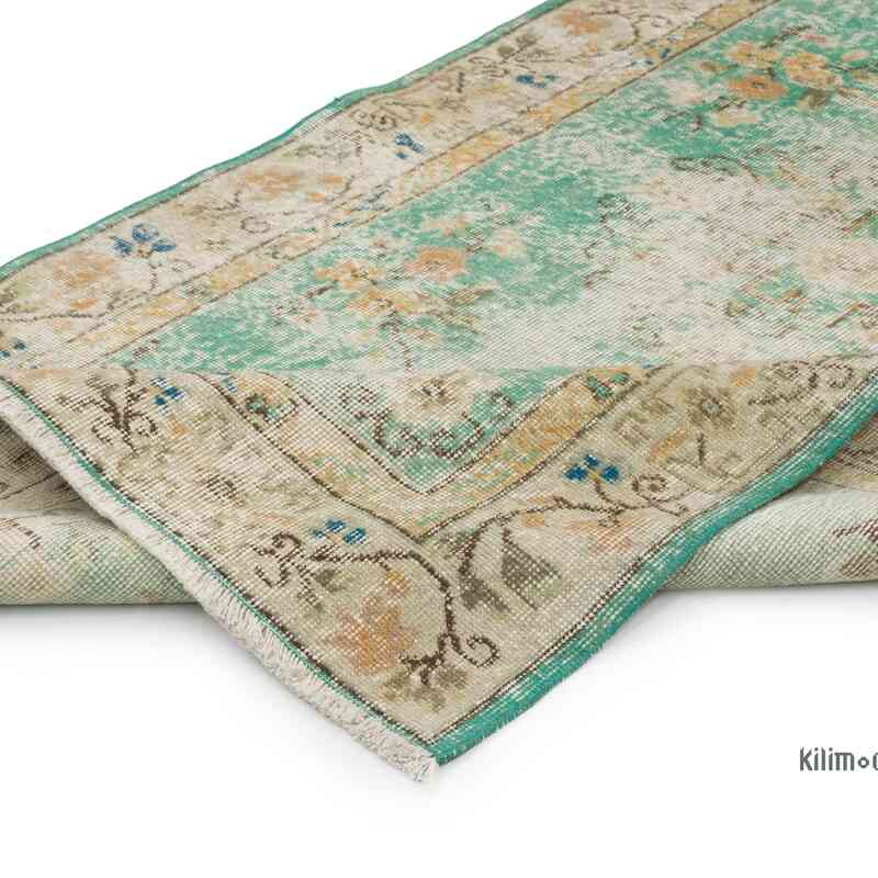 Alfombra Vintage Turca Anudada a Mano - 116 cm x 215 cm - K0065938