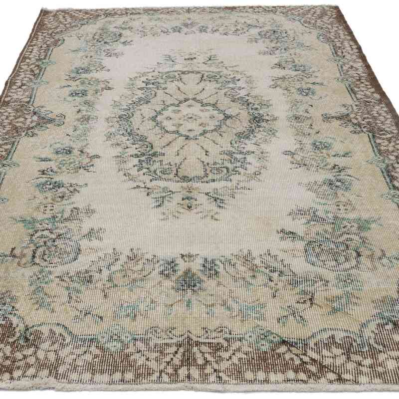 El Dokuma Vintage Halı - 125 cm x 205 cm - K0065948
