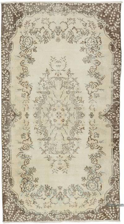 Vintage Turkish Hand-Knotted Rug - 3' 9" x 6' 11" (45" x 83")
