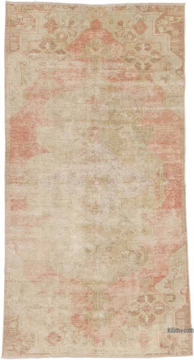 Alfombra Vintage Turca Anudada a Mano - 114 cm x 210 cm